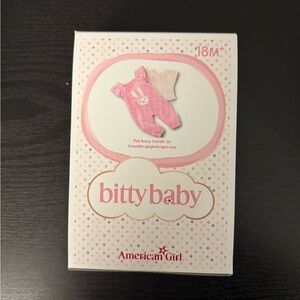 American Girl Bitty Baby Pink Bunny Outfit